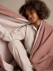 Bedfolk The Reversible Dream Cotton Throw - Εικόνα 2 του 6