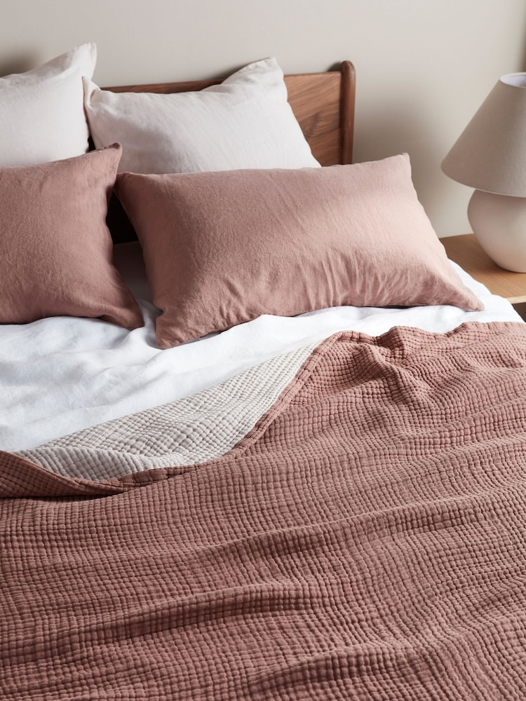 Bedfolk The Reversible Dream Cotton Throw - Εικόνα 6 του 6