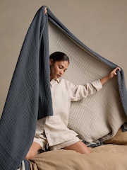 Bedfolk The Reversible Dream Cotton Throw - Εικόνα 1 του 6