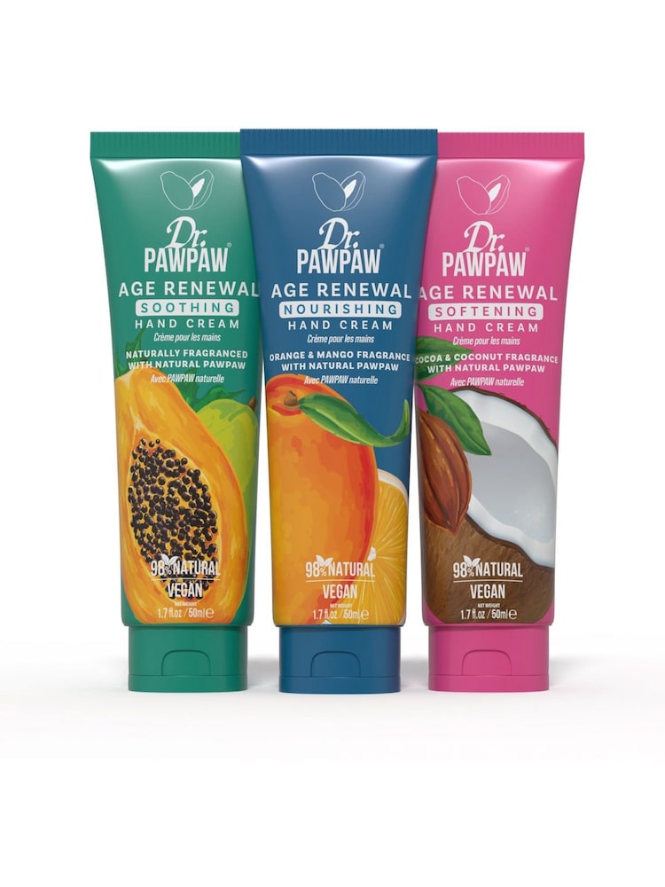 Dr. PAWPAW Age Renewal Hand Cream Trio 3 x 50ml - Image 3 of 3