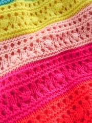 Boden Blue Pointelle Knitted Shorts - Image 3 of 3