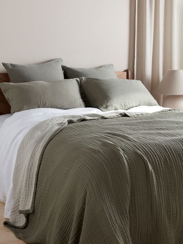 Bedfolk The Reversible Dream Cotton Throw - Εικόνα 1 του 6