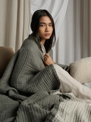 Bedfolk The Reversible Dream Cotton Throw - Εικόνα 5 του 6