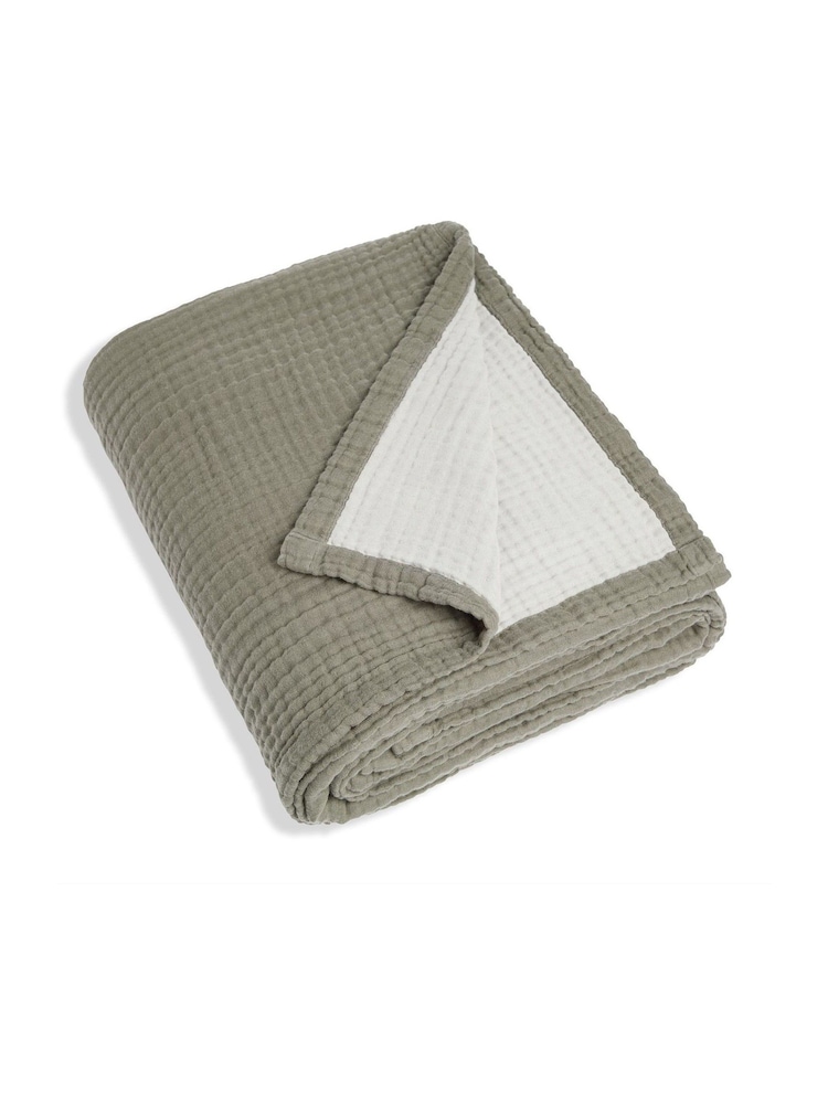 Bedfolk The Reversible Dream Cotton Throw - Εικόνα 6 του 6