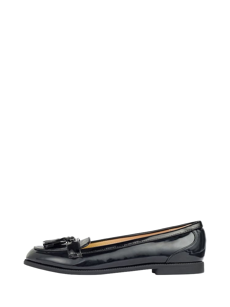 Lipsy Black Wide FIt Tassel Loafer - Image 5 of 5