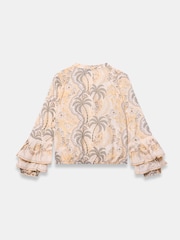Mint Velvet Green Palm Print Blouse - Image 7 of 7