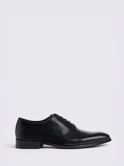 MOSS Black John White Oscar Wholecut Shoes - Image 1 of 4