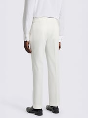 MOSS White Tailored Fit Suit Trousers - Image 2 of 3