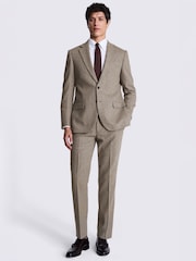 MOSS Natural Tailored Fit Donegal Tweed Suit Jacket - Image 4 of 7