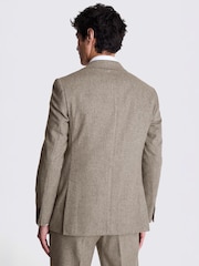 MOSS Natural Tailored Fit Donegal Tweed Suit Jacket - Image 5 of 7