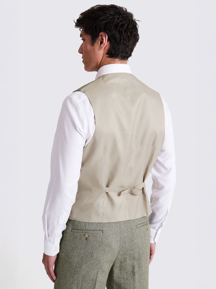 MOSS Regular Fit Herringbone Suit Waistcoat - Imagen 2 de 3 MOSS Regular Fit Herringbone Suit Waistcoat - Imagen 2 de 3