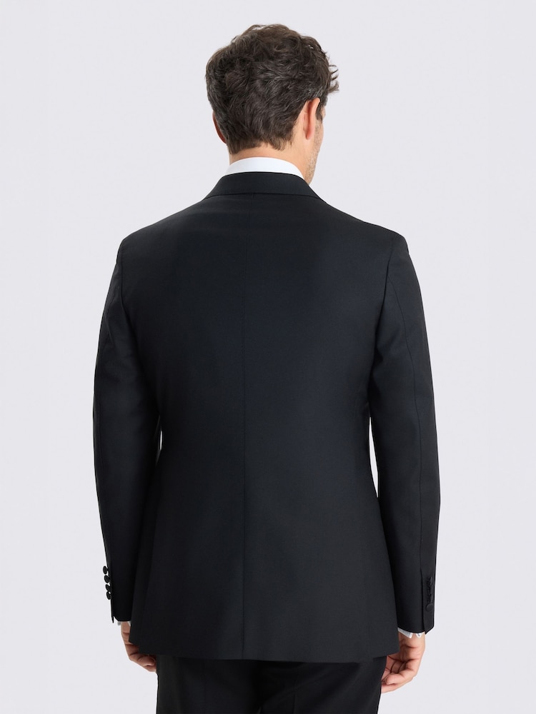 MOSS Black Tailored Fit Twill Suit Jacket - Image 2 of 4 MOSS Black Tailored Fit Twill Suit Jacket - Image 2 of 4