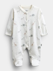 Jojo Maman Bébé Safari Sleepsuit & Hat Set - Εικόνα 2 του 7