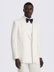 MOSS White Tailored Fit Suit Jacket - Image 1 of 5