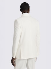 MOSS White Tailored Fit Suit Jacket - Image 3 of 5
