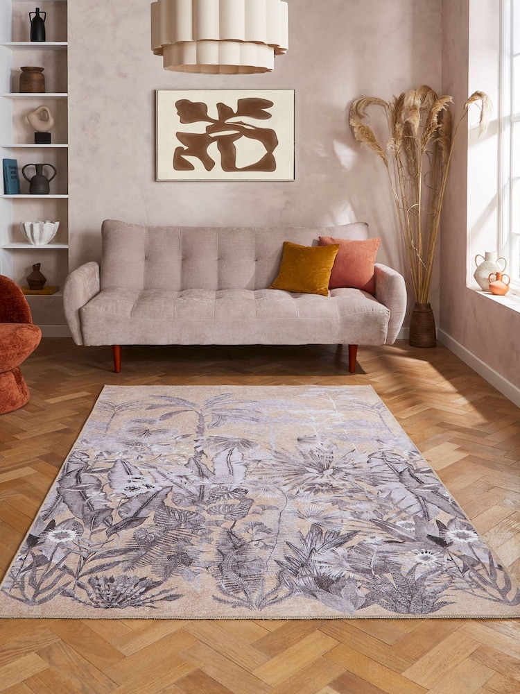 Harlequin Floreana Bleached Coral Washable Rug - Bild 1 von 6 Harlequin Floreana Bleached Coral Washable Rug - Bild 1 von 6