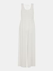 Accessorize Cream Sleeveless Crochet Jumpsuit - Image 1 of 3