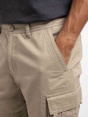 Weird Fish Brown Rigney Cargo Shorts - Image 5 of 7