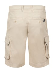 Weird Fish Brown Rigney Cargo Shorts - Image 7 of 7