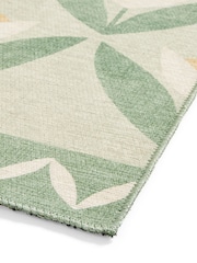 Scion Pine Green Tulip Trellis Blush Washable Rug - Image 5 of 6