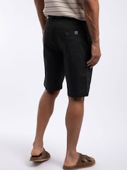 Weird Fish Black Rayburn Flat Front Shorts - Image 2 of 7