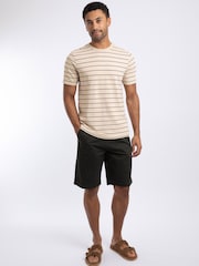 Weird Fish Black Rayburn Flat Front Shorts - Image 3 of 7