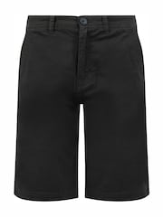 Weird Fish Black Rayburn Flat Front Shorts - Image 6 of 7