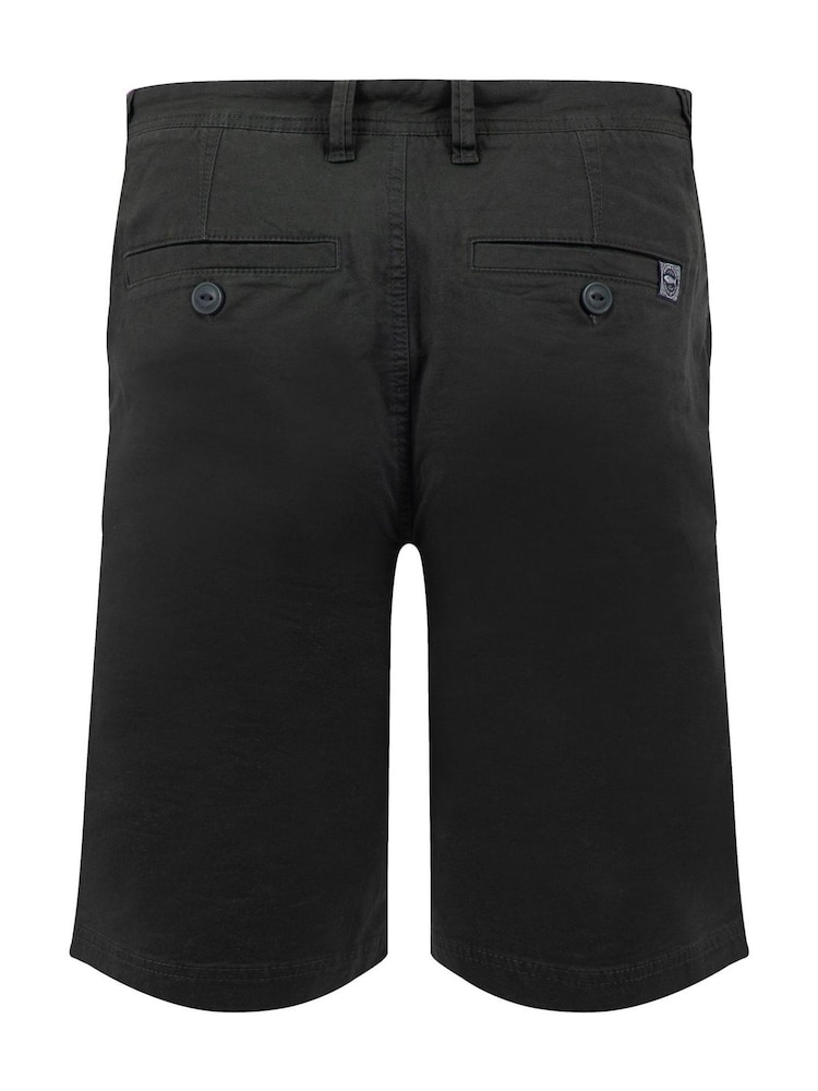Weird Fish Black Rayburn Flat Front Shorts - Image 7 of 7 Weird Fish Black Rayburn Flat Front Shorts - Image 7 of 7