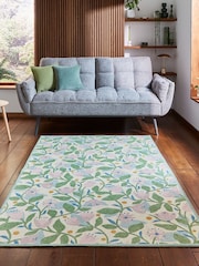 Scion Juniper/Violet Green Dancing Daisies Juniper/Violet Washable Rug - Image 1 of 6