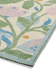Scion Juniper/Violet Green Dancing Daisies Juniper/Violet Washable Rug - Image 5 of 6