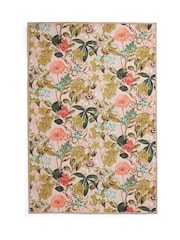 Clarke & Clarke Blush Pink Passiflora Blush Washable Rug - Image 4 of 6