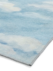 Harlequin Sky Blue Air Sky Blue Washable Rug - Image 5 of 6