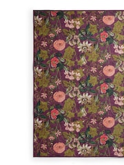 Clarke & Clarke Mulberry Purple Passiflora Blush Washable Rug - Image 4 of 6