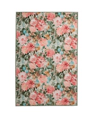 Clarke and Clarke Spring Pink Tahiti Spring Washable Rug - Image 4 of 6