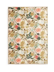 Clarke & Clarke Peaches & Cream Passiflora Blush Washable Rug - Image 4 of 6
