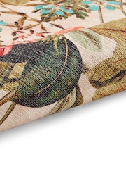Clarke & Clarke Peaches & Cream Passiflora Blush Washable Rug - Image 6 of 6