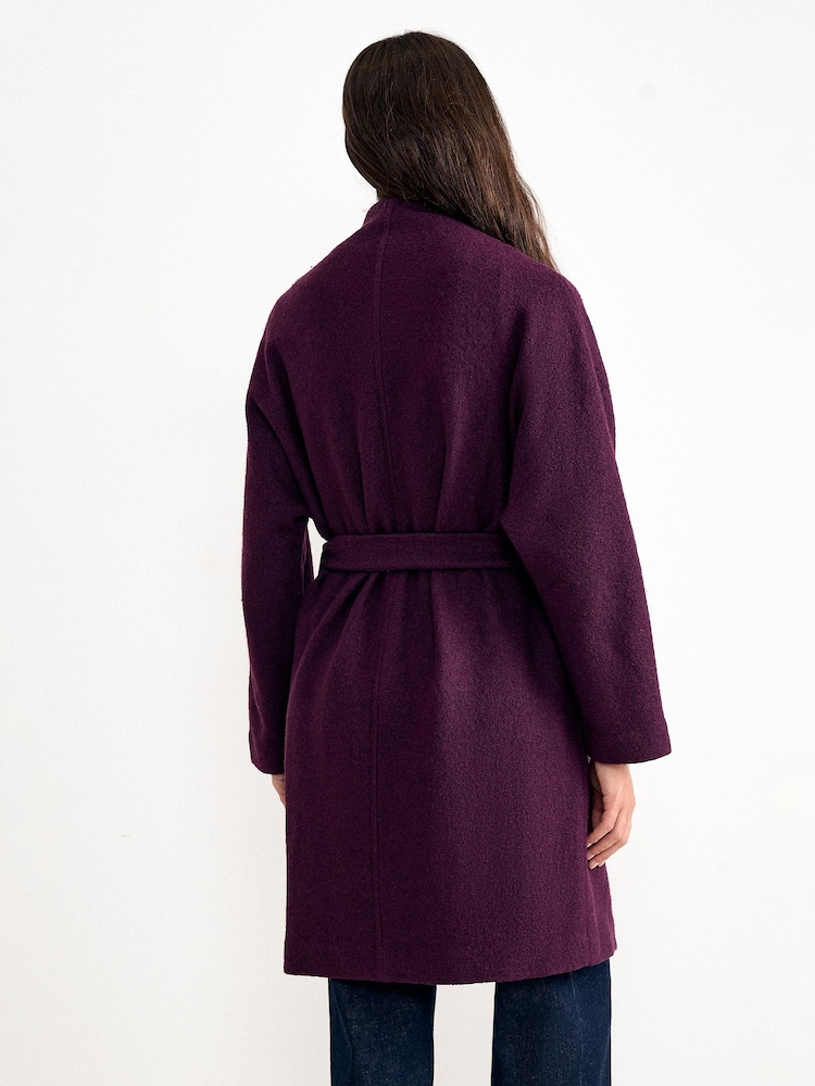 Lila - Phase Eight Jennifer Knit Coat - Bild 2 von 7