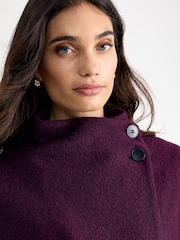 Lila - Phase Eight Jennifer Knit Coat - Bild 4 von 7