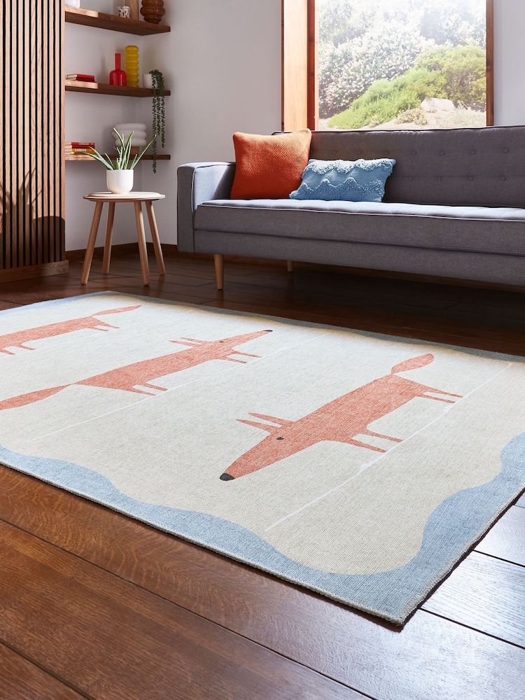 Scion Beige/Terra Cream Mr Fox Beige/Terra Washable Rug - Image 2 of 6 Scion Beige/Terra Cream Mr Fox Beige/Terra Washable Rug - Image 2 of 6