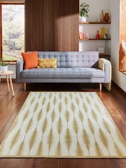 Scion Honey Yellow Kasuri Honey Washable Rug - Image 1 of 6