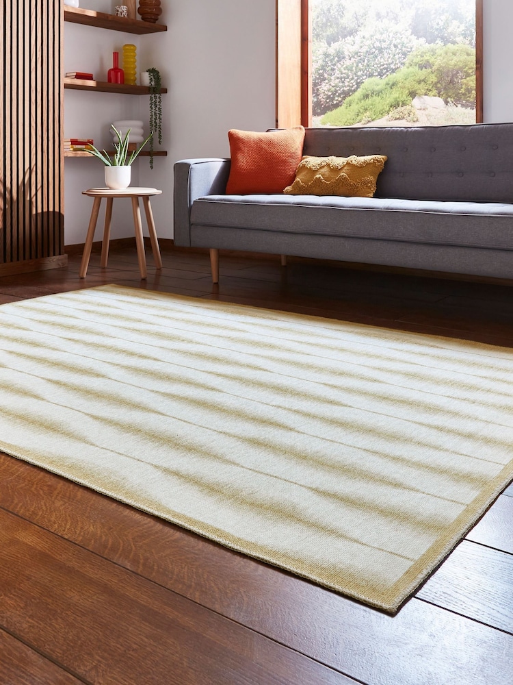 Scion Honey Yellow Kasuri Honey Washable Rug - Image 2 of 6 Scion Honey Yellow Kasuri Honey Washable Rug - Image 2 of 6