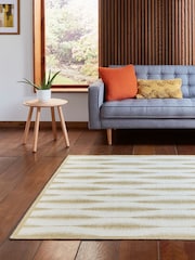 Scion Honey Yellow Kasuri Honey Washable Rug - Image 3 of 6