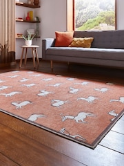 Scion Spice Orange Canter Bon Bon Washable Rug - Image 2 of 6