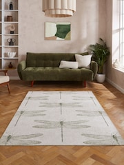 Harlequin Fern Green Demoiselle Fern Washable Rug - Image 1 of 6