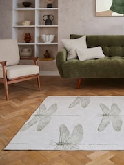 Harlequin Fern Green Demoiselle Fern Washable Rug - Image 3 of 6