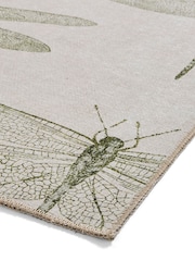 Harlequin Fern Green Demoiselle Fern Washable Rug - Image 5 of 6