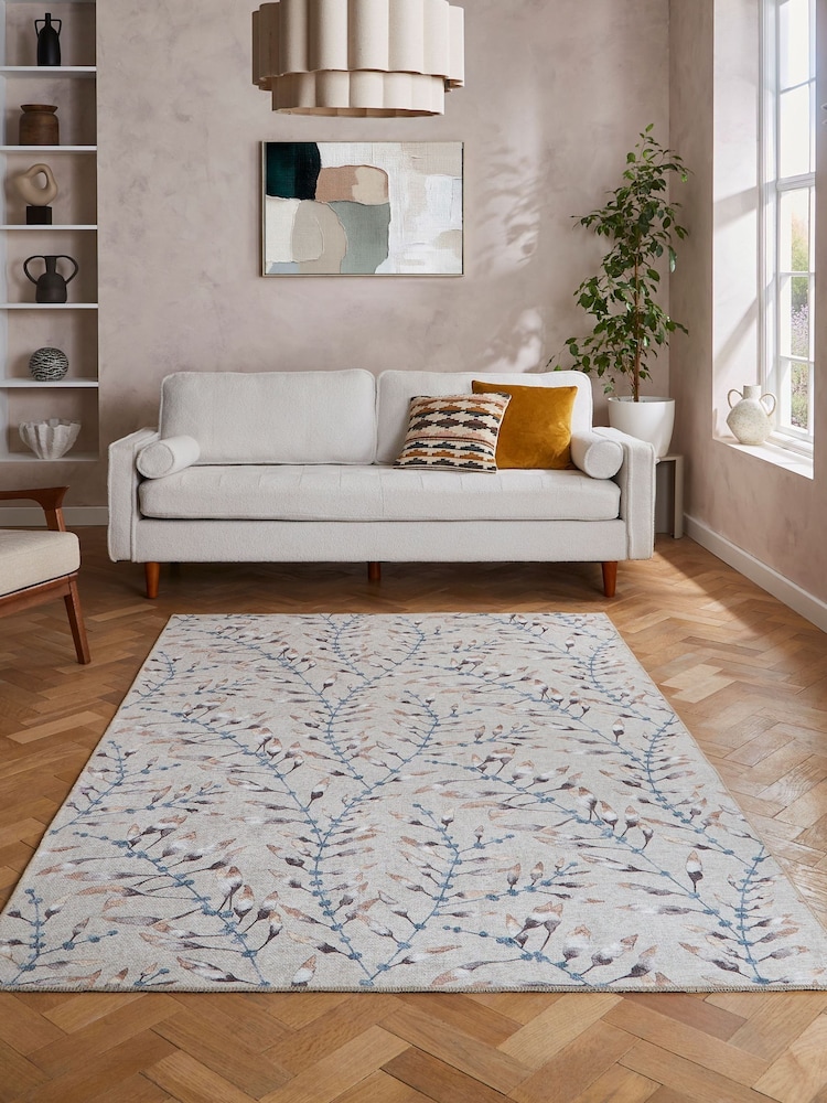 Harlequin Stone Russet Natural Chaconia Stone Russet Washable Rug - Image 1 of 6 Harlequin Stone Russet Natural Chaconia Stone Russet Washable Rug - Image 1 of 6