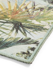 Clarke and Clarke Sky Green Toucan Antique Washable Rug - Image 5 of 6
