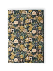 Clarke & Clarke Forest Green Passiflora Blush Washable Rug - Image 4 of 6