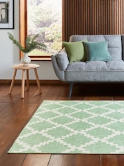 Scion Evergreen Green Swithland Wheat Washable Rug - Image 3 of 6